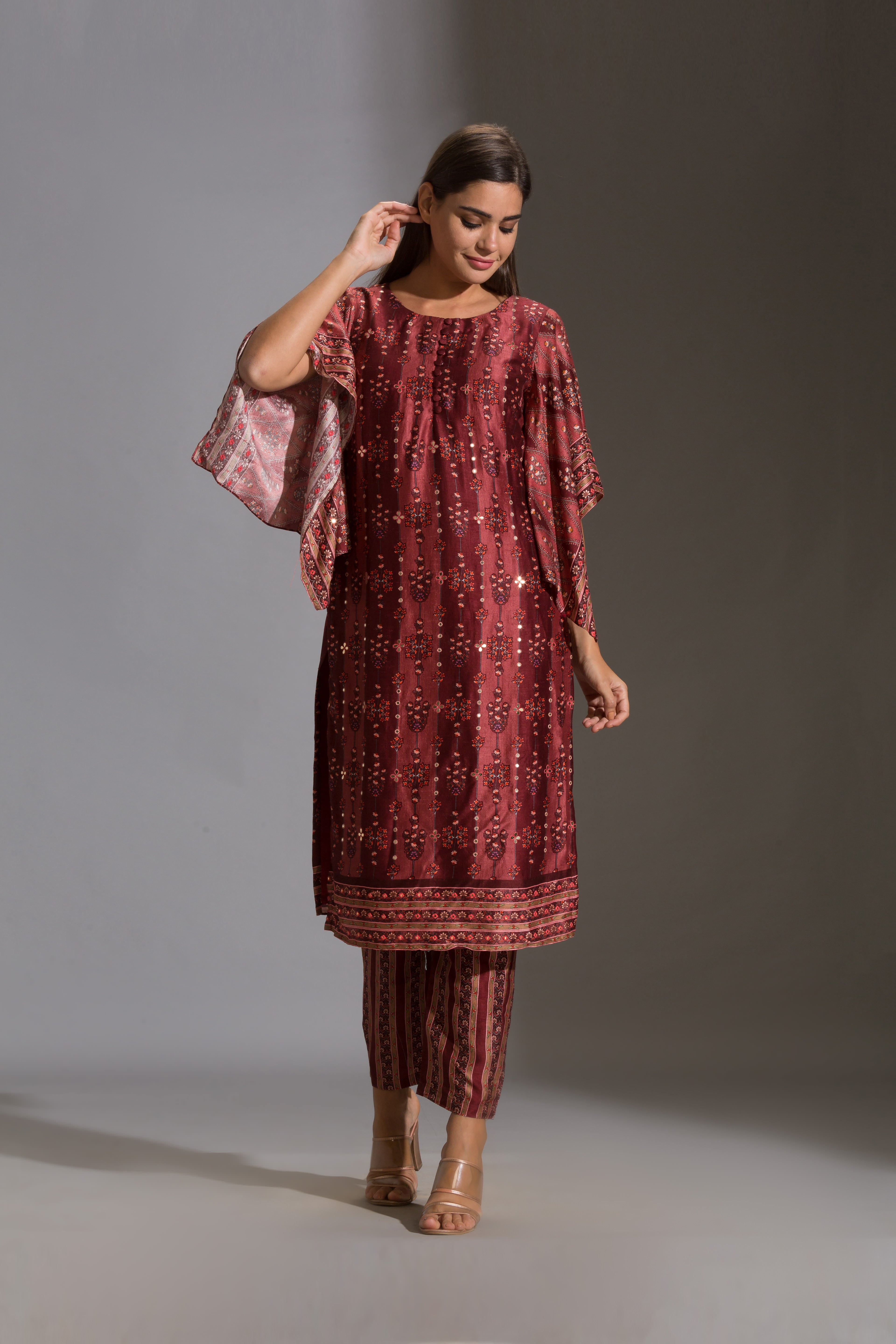 Tilfi Intricate Printed Kurta Set