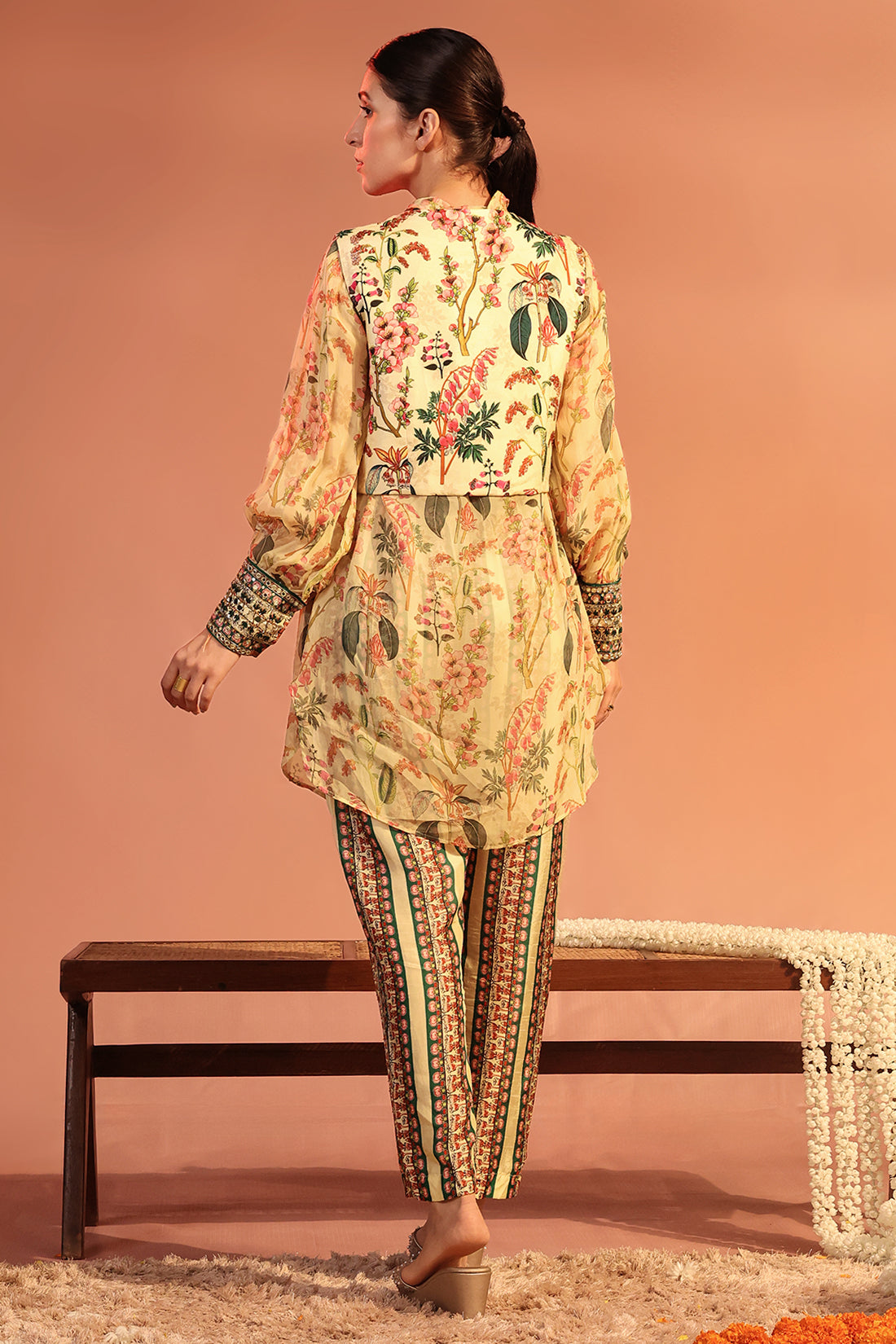 Tamaya Embroidered Kurta Set with Jacket