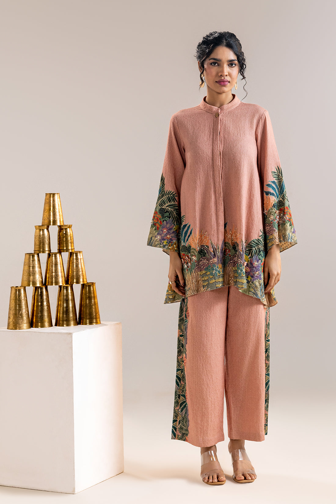 kaira embellished kurta set