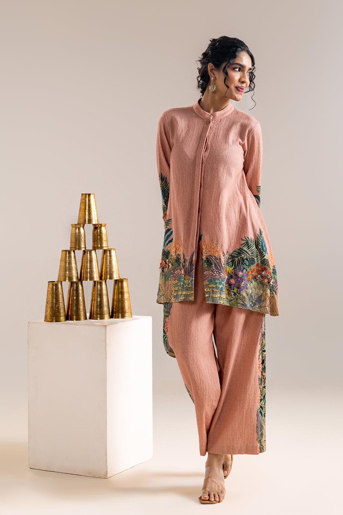 kaira embellished kurta set