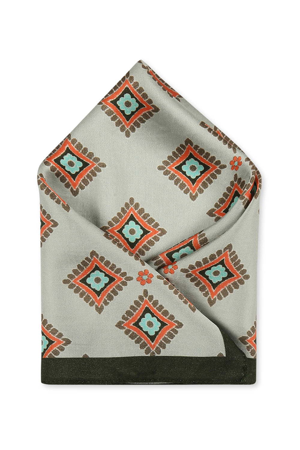 Ethnic Folklore Printed Pocket Square