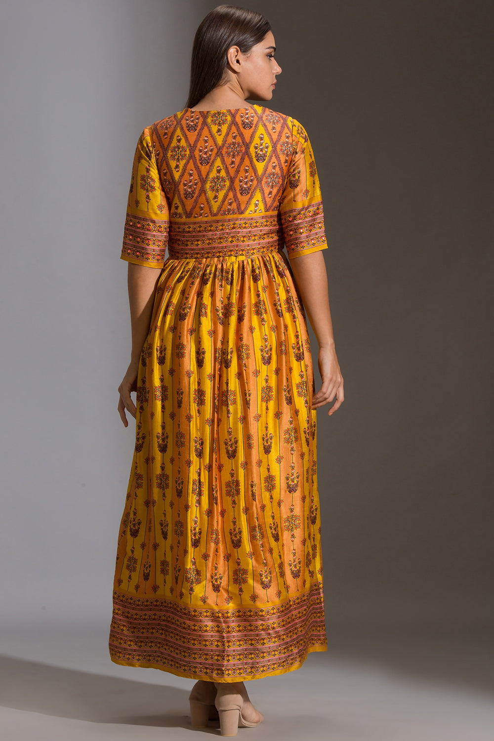 Tilfi Intricate Printed Dress And Jacket