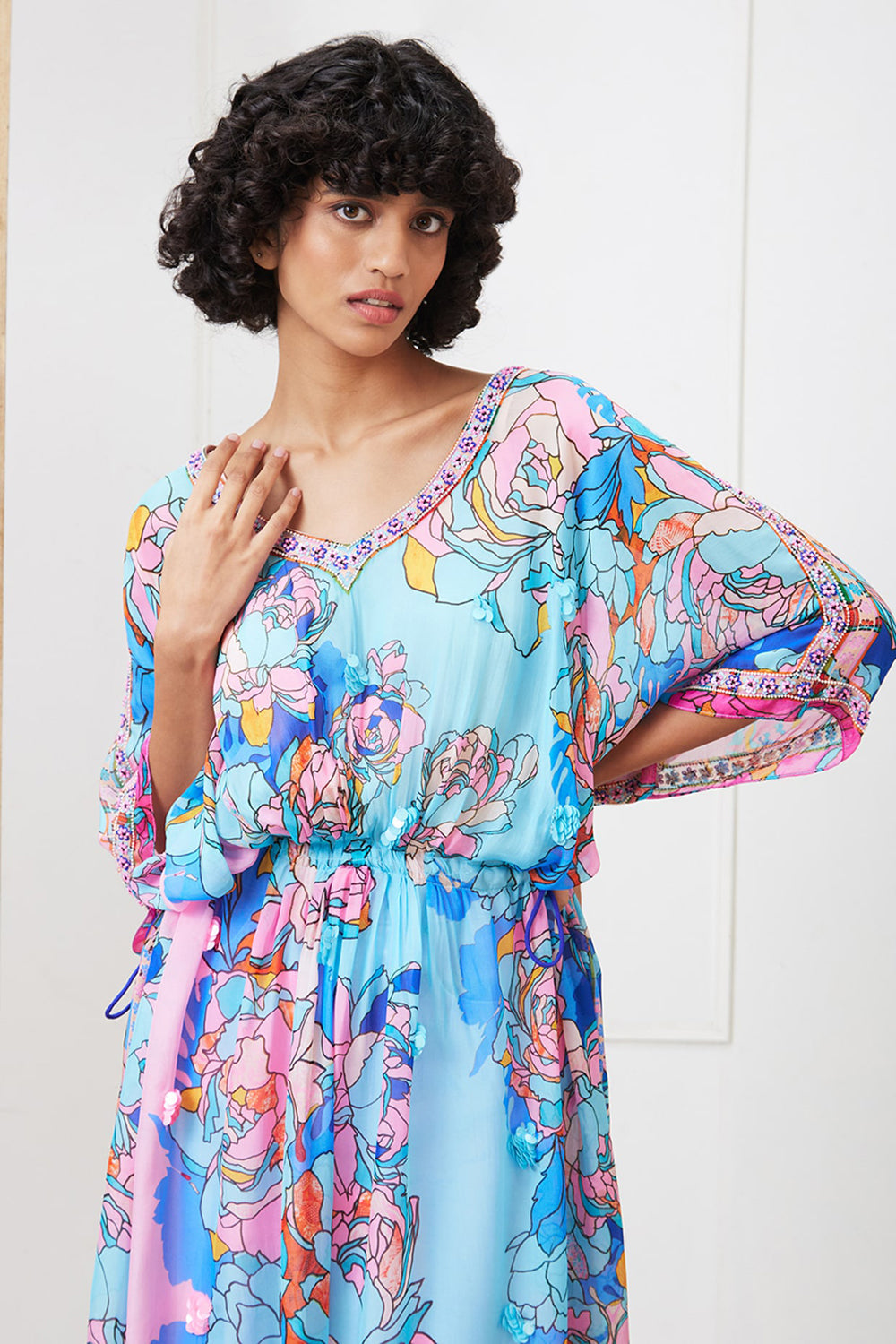 Zaynab Embroidered Maxi Dress