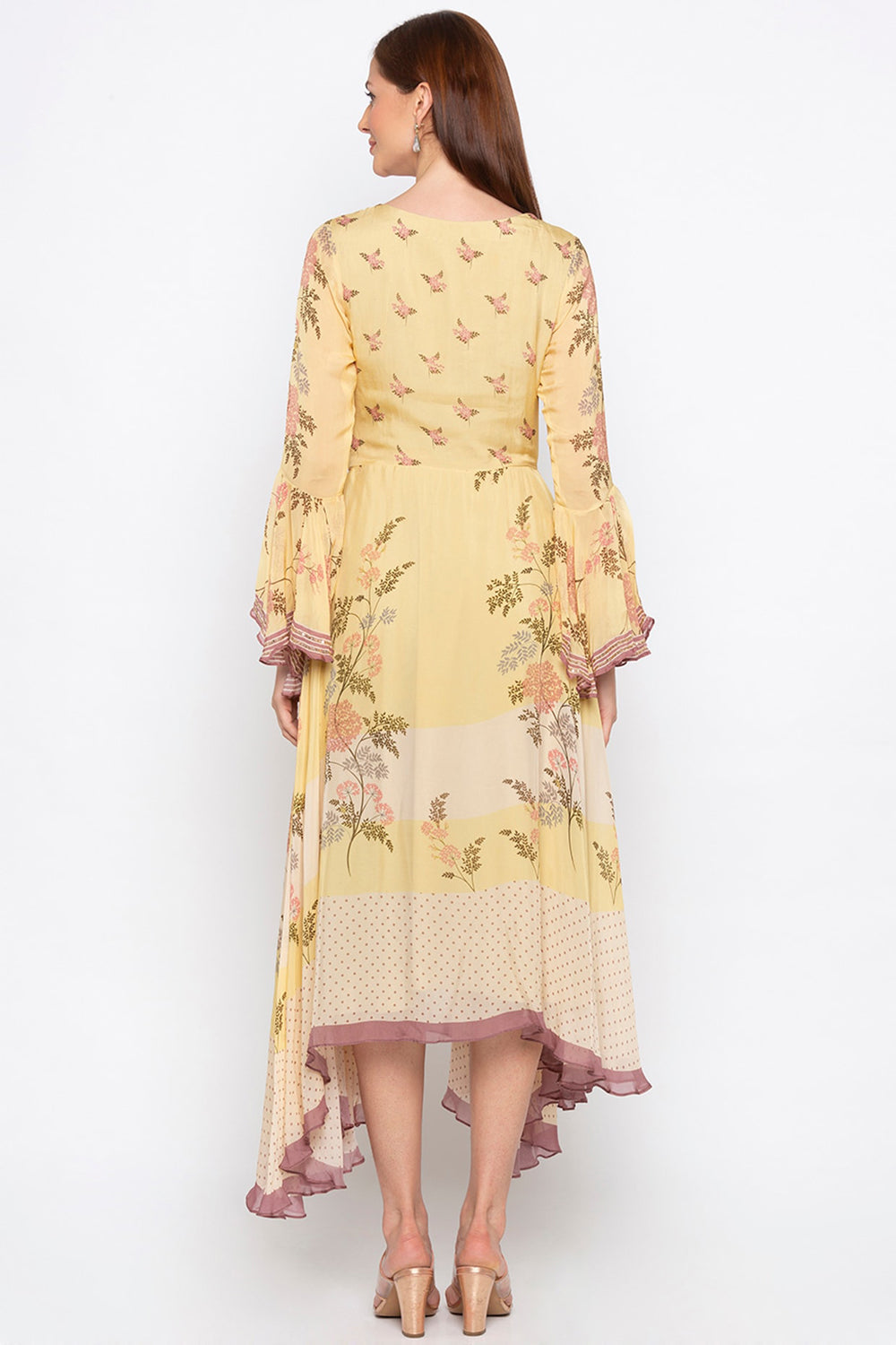 Windance Printed Asymmetrical Dress